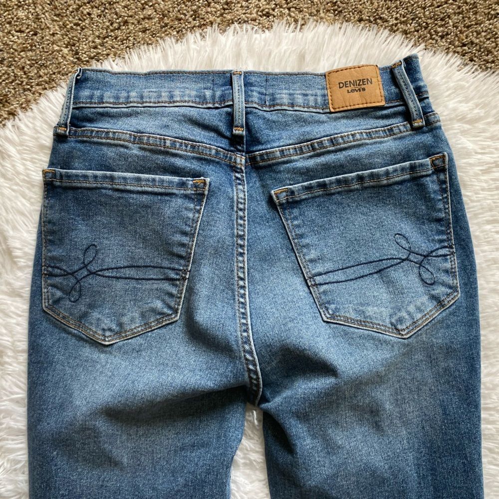 Denizen by Levi's Ultra High Rise Ankle Jegging Jeans Button Fly Womens Size 5 - Picture 3 of 9